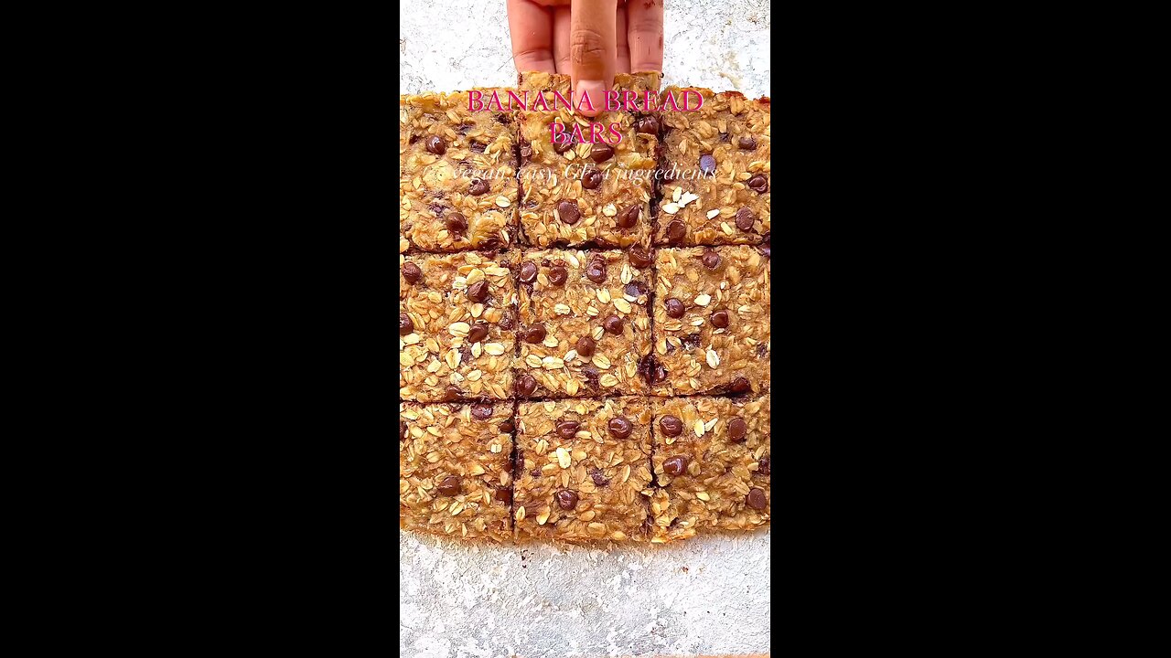 Banana Bread Bars