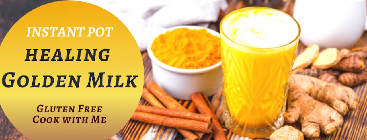 How to make anti inflammatory golden milk in the Instant Pot #cookwithme