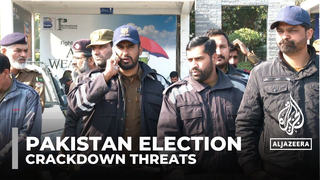 Pakistan election: Crackdown threats as PTI protests 'rigging'