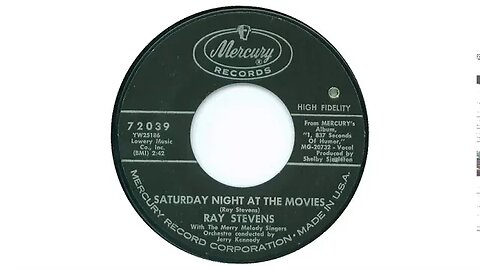 Ray Stevens - "Saturday Night At The Movies" (Official Audio)