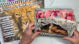 Flipthrough of Jesus Art Journal Challenge!