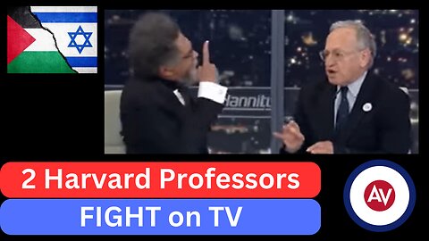 Harvard Professors almost fight on TV over Israel