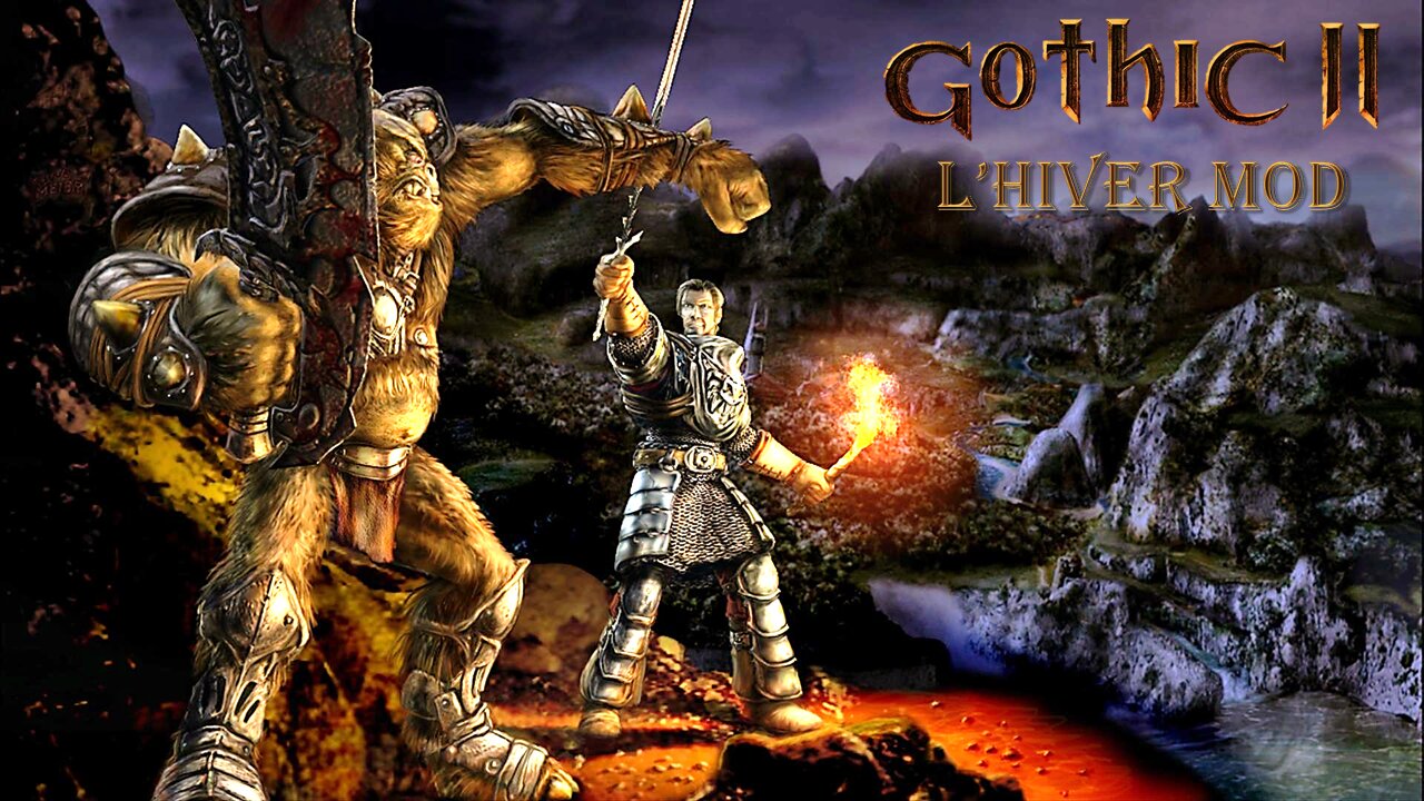Gothic 2 (L'Hiver Mod) Chapter 3-4 Mage Path Part 9 - The Eye of Innos (All Quests, No Commentary)