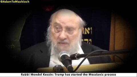 Rabbi claims that Trump has started the Messianic (Antichrist) process