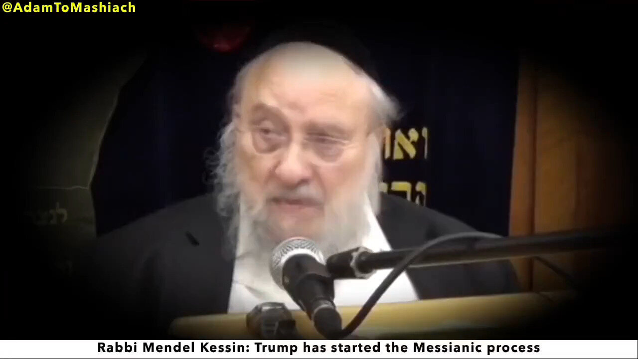 Rabbi claims that Trump has started the Messianic (Antichrist) process