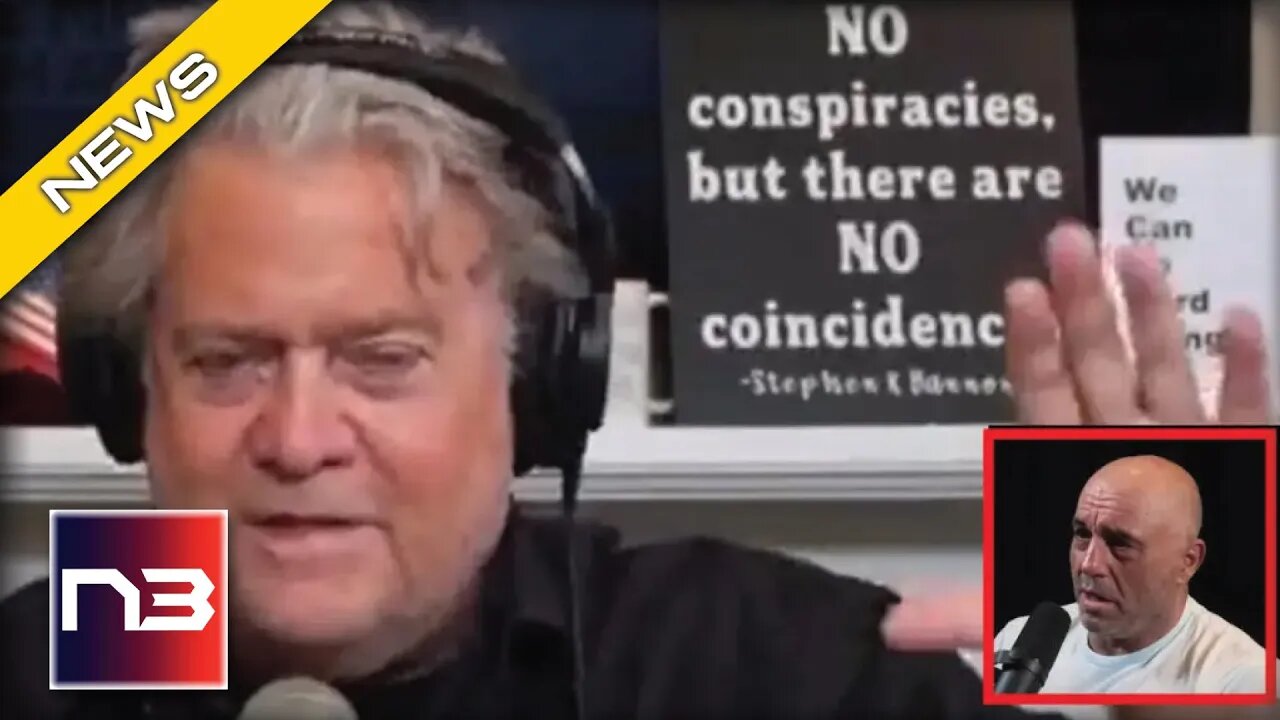 Steve Bannon UNLEASHES THE RAGE on Joe Rogan Over What He Did To Trump