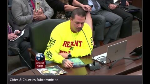 Rich Penkoski Testifies Against Drag Queen Story Hour in TN House