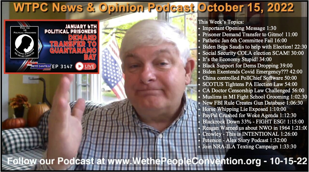 We the People Convention News & Opinion 10-15-22