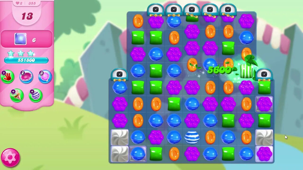 Candy Crush Saga Level 355