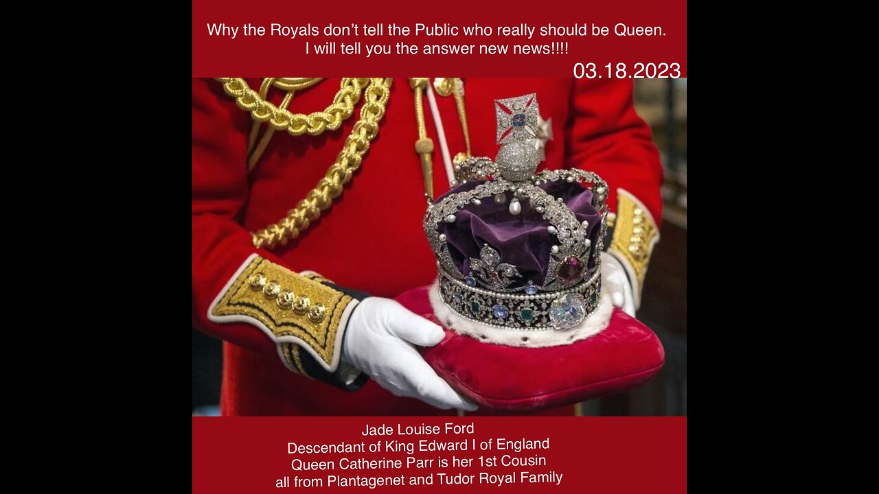 King Edward I of England 23rd Great Granddaughter is actually Jade Ford