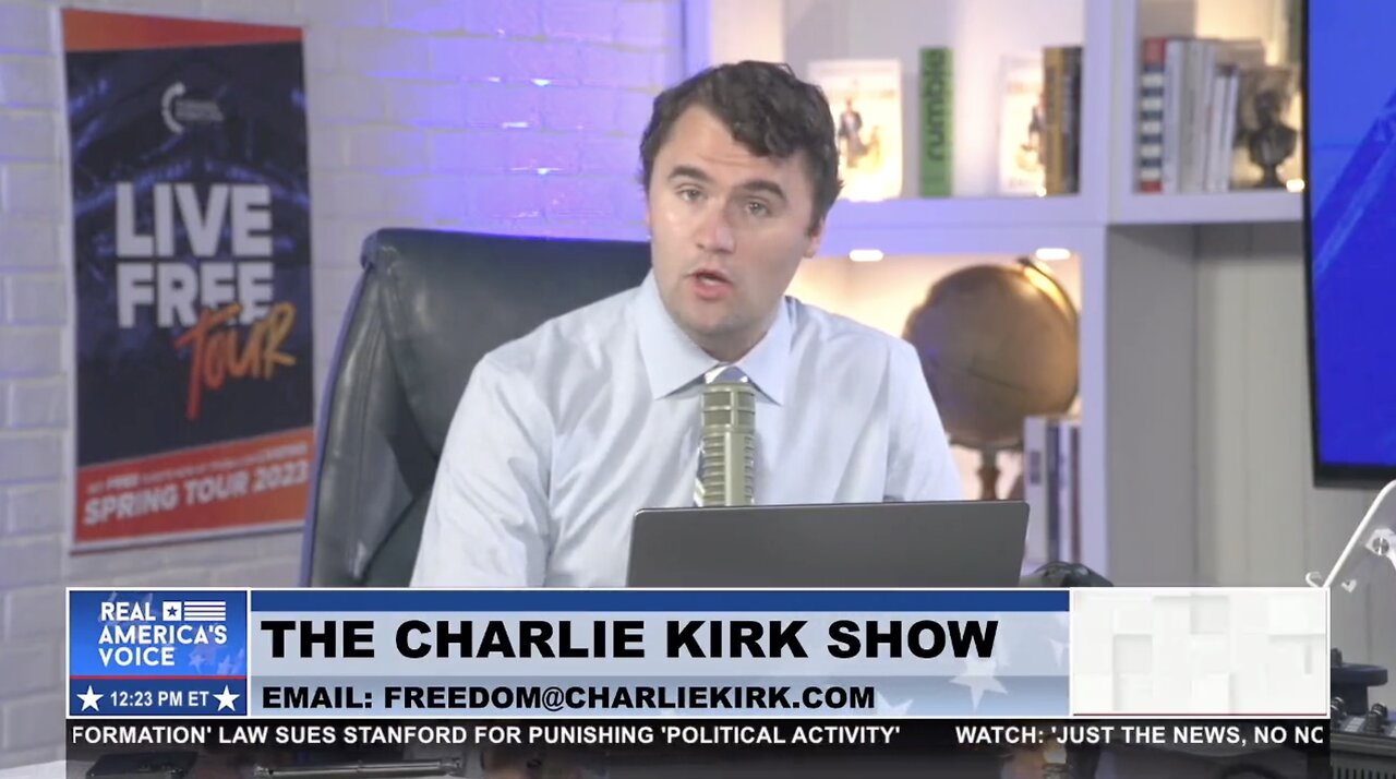 Charlie Kirk DESTROYS the Left's Russia/Ukraine Narrative