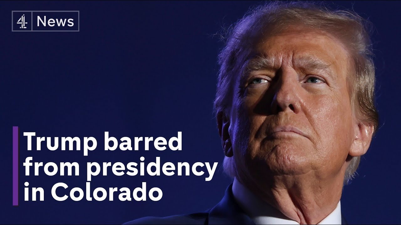 Donald Trump banned from standing for President in Colorado