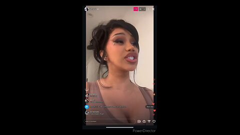 cardi b went on Instagram live to address her speech at the presidential event