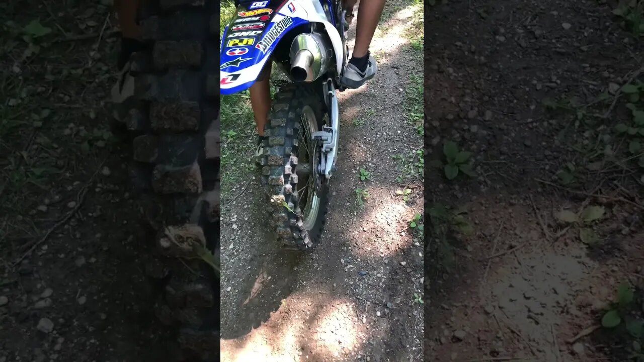Hard to start when you can't touch the ground.