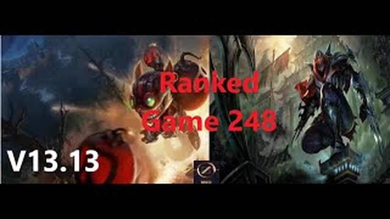 Ranked Game 248 Ziggs Vs Zed Mid League Of Legends V13.13