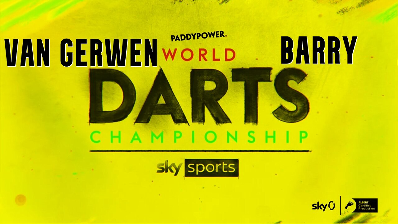 2024 World Darts Championship van Gerwen v Barry