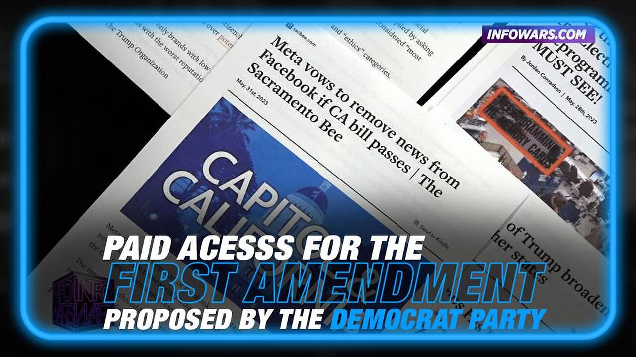 Democrats Want You To Pay To Access First Amendment Rights