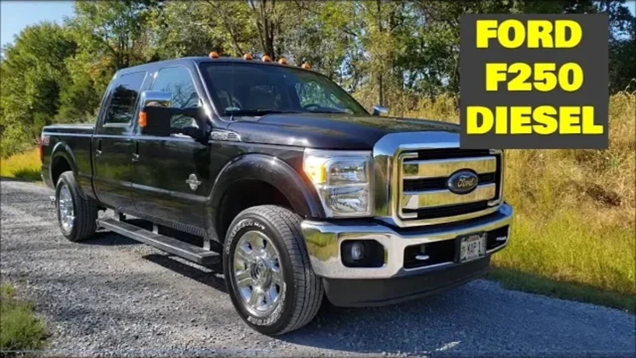 FORD F250 LARIAT TURBO DIESEL 6.7 POWERSTROKE pick up walk around & more