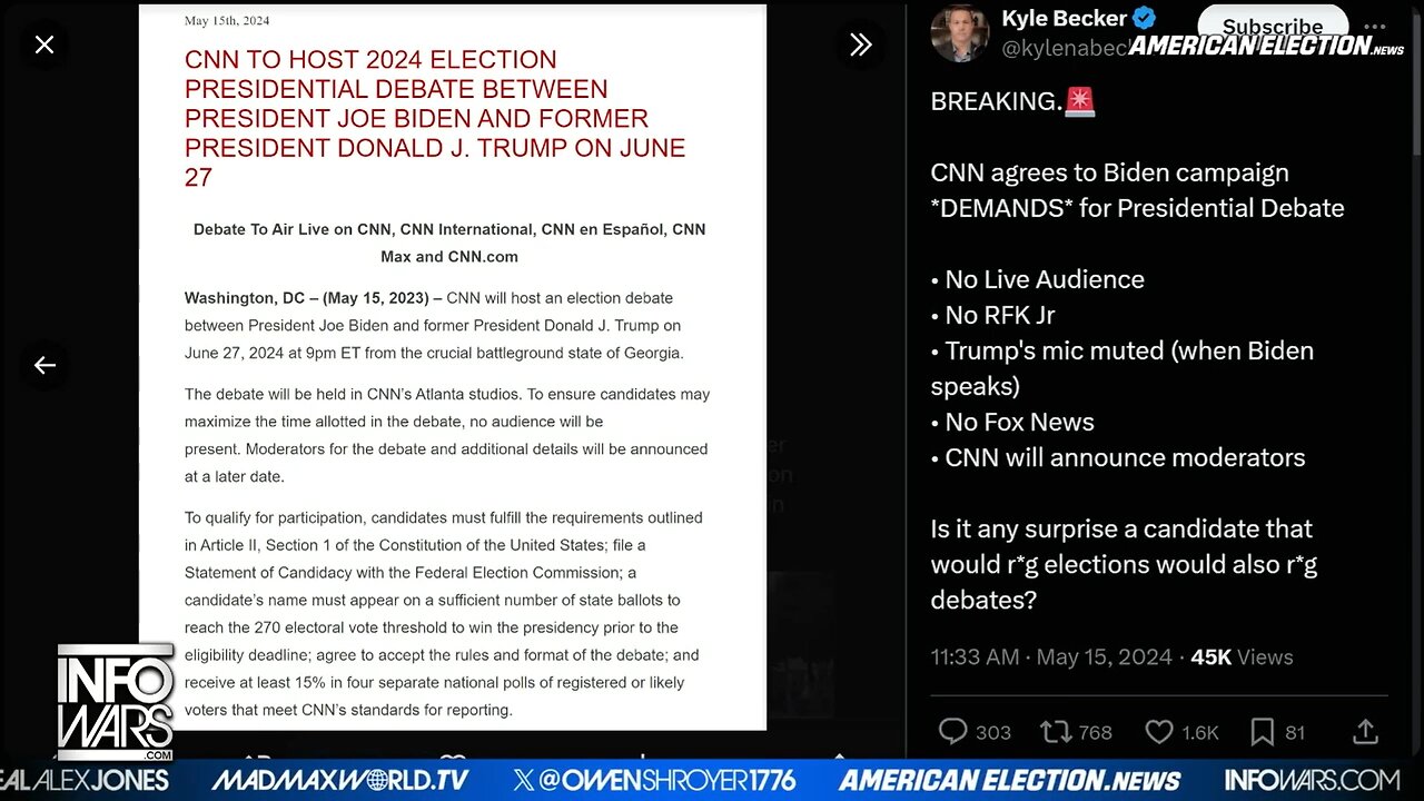 Should Trump Agree To Participate In A Rigged Debate With Joe Biden?