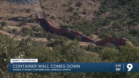 Deconstruction of the container wall