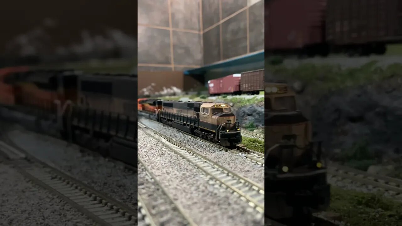 N Scale Coal train