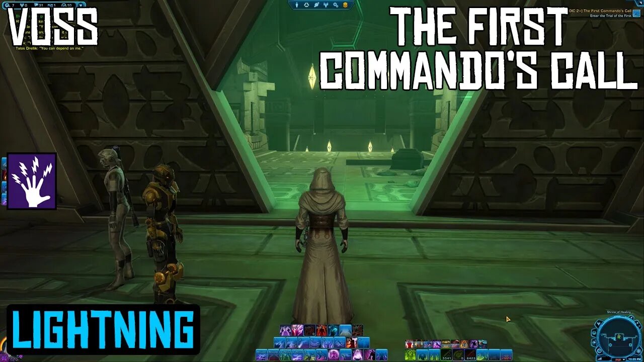 SWTOR | Voss Heroic Mission | The First Commando's Call | Lightning Sorcerer