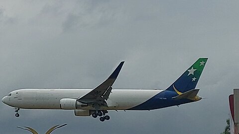 Boeing 767-300ERF PR-ABB vindo de Campinas para Manaus