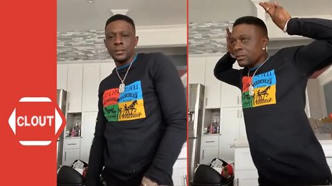 Boosie Badazz Learns The Kappa's Signature Shimmy Dance From His Brother!