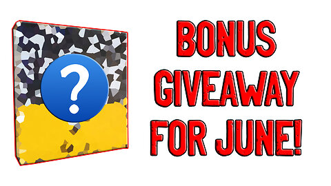 2nd GIVEAWAY for JUNE 2023!!