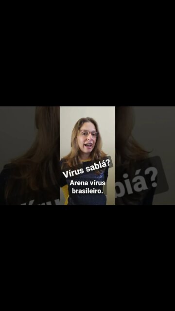 O vírus Sabiá é um Arena vírus brasileiro, tem alta letalidade! 😱 #shorts