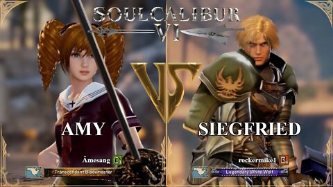 Amy (Âmesang) VS Siegfried (rockermike1) (SoulCalibur™ VI: Online)