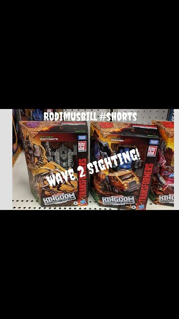 Kingdom Deluxe RACTONITE & HUFFER Transformers WFC (Wave 2) *Rodimusbill New Toy Sighting* #shorts