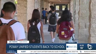 Poway Unified students head back to school