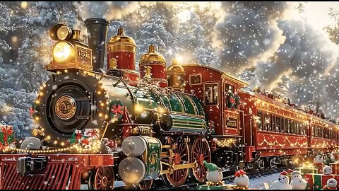 Beautiful Snowy Christmas Ambience Top Christmas Songs of All Time. Christmas Trains