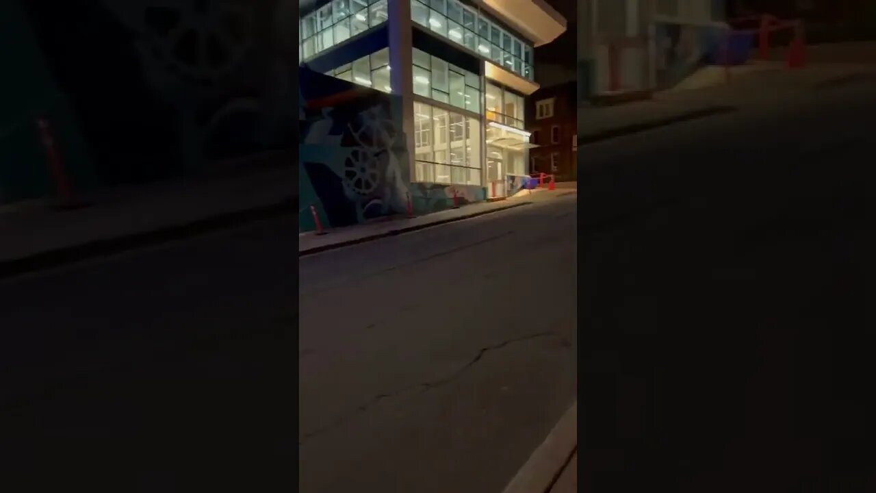 Walking by Dalhousie University in Halifax