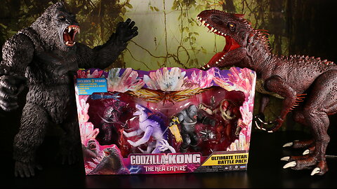 New Godzilla X Kong The New Empire Ultimate Titan Battle Pack Unboxed Target Godzilla Vs Kong