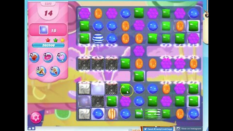 Candy Crush Level 2392 Audio Talkthrough, 3 Stars 0 Boosters