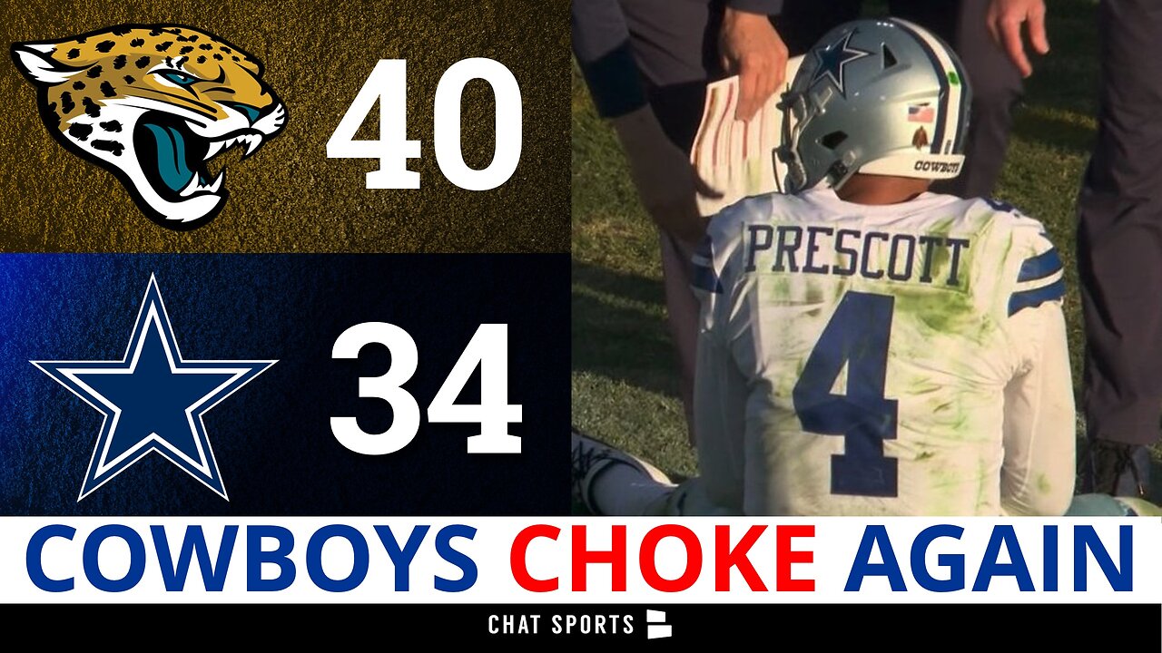 COWBOYS CHOKE! Cowboys News & Rumors After OT Loss vs. Jags