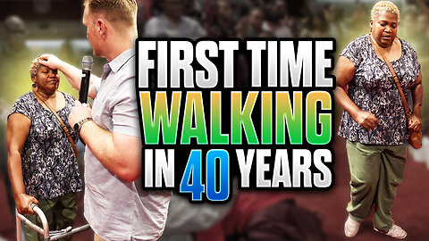 WOMAN HADN'T WALKED WITHOUT HELP IN 40 YEARS! | SUPERNATURAL DELIVERANCE | LIVE MIRACLE