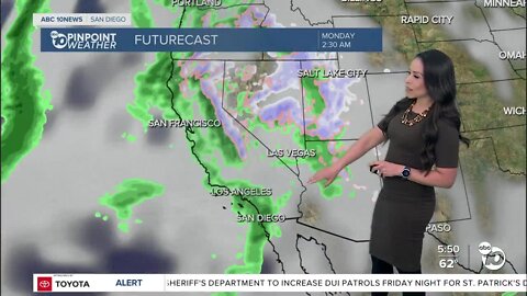 ABC 10News Weather with Meteorologist Angelica Campos