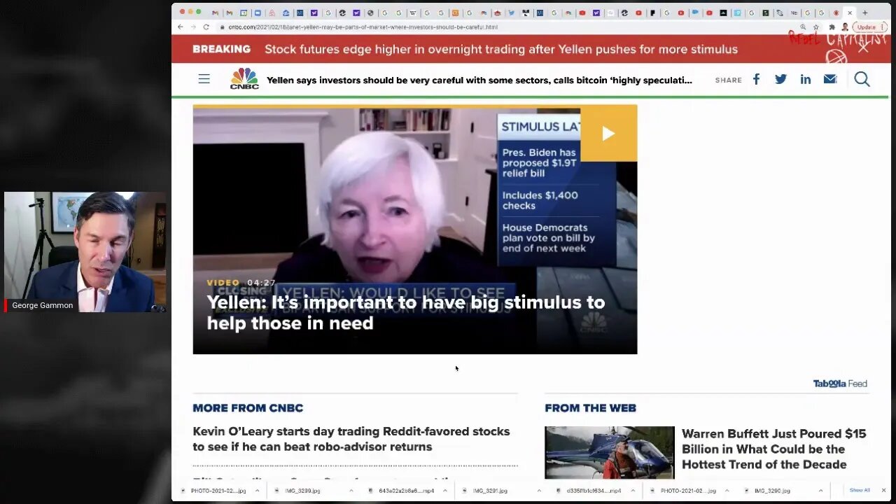 Yellen Says "BIG STIMULUS Is Needed"...Shocker
