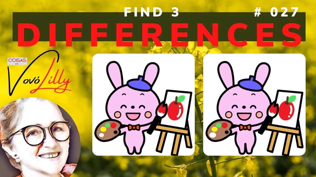FIND THE THREE DIFFERENCES | # 027 | EXERCISE YOUR MEMORY