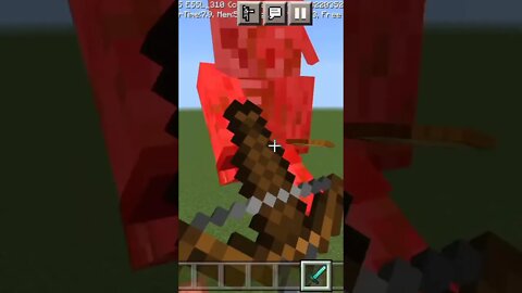 What is the IQ of the piglin 😏😏|| #shorts #minecraftpe
