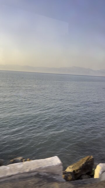 Roads too close to the sea in corfu