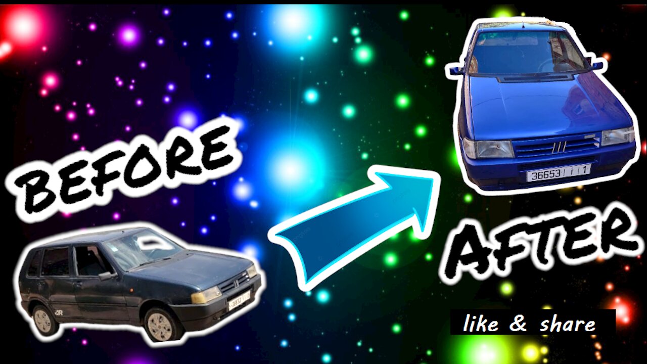 FIAT UNO RESTORATION (Before / after)