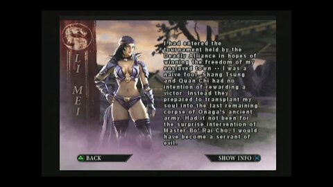 Mortal Kombat Deception (PS2) - Li Mei - Arcade Mode