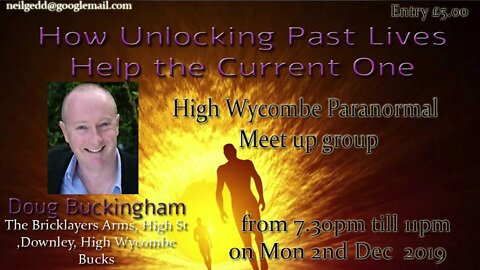 Reincarnation, unlocking past lives with Doug Buckingham. audio only