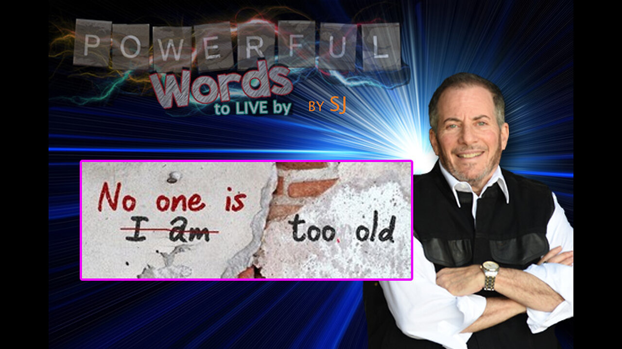 ARE YOU TOO OLD TO TAKE RISKS - TO LEARN?