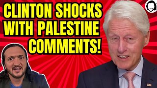 Bill Clinton Says Disgusting Thing When Asked About Palestine