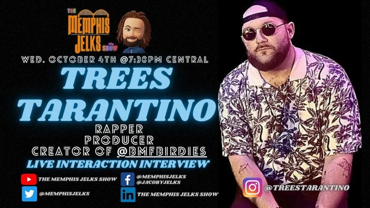 Trees Tarantino Joins The Show To Share His Musical Journey & More!!